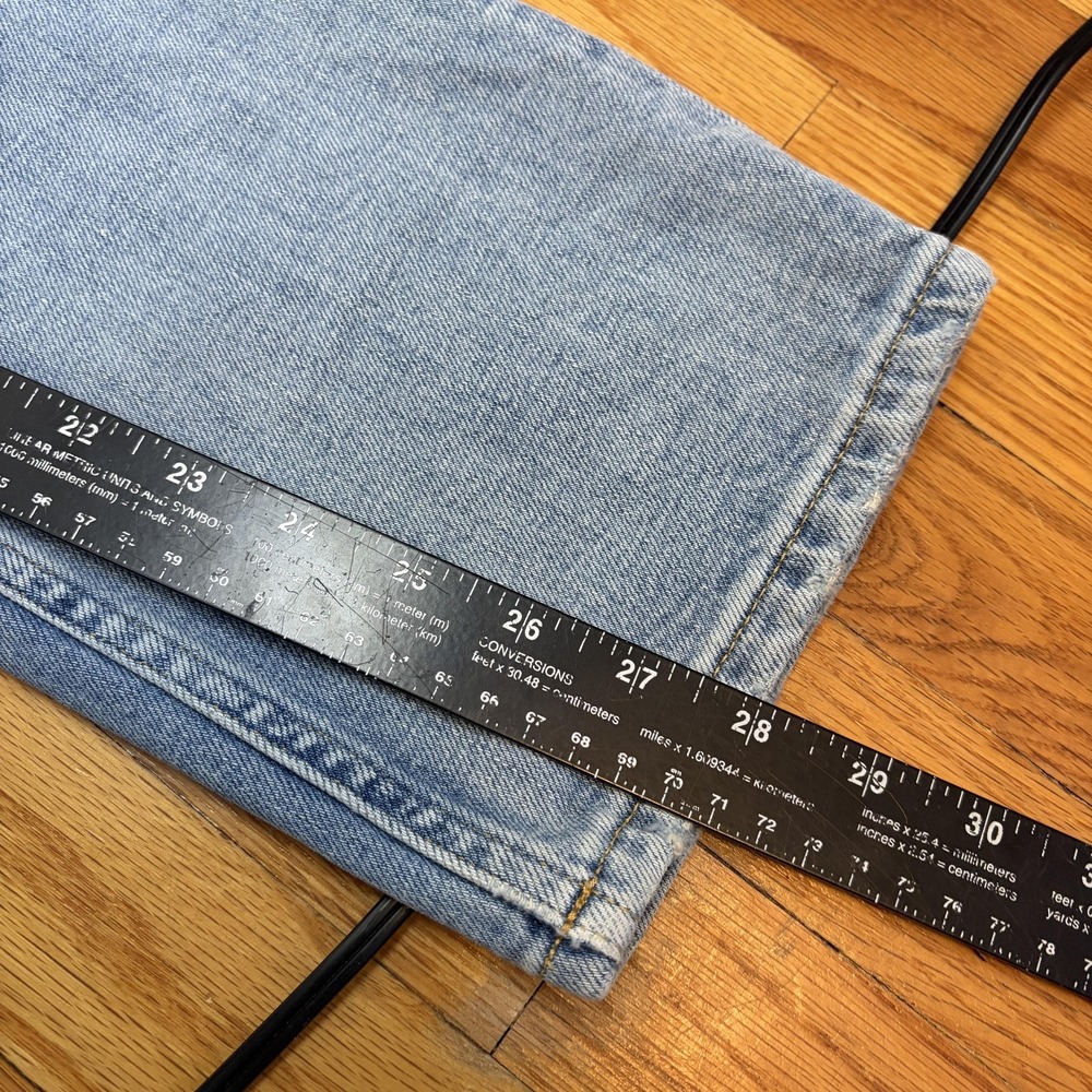 Everlane Jeans Womens 31 Light Blue Wash Way High Slim‎ Crop High Rise Denim - Picture 9 of 10